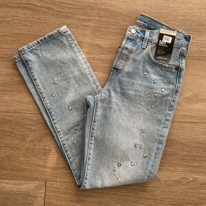 Levi’s 501 Original Fit Studded Jeans